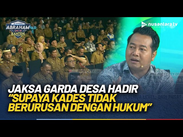 Youtube Thumnail image of : Jaksa Garda Desa Jadi Solusi, Adi Prayitno: Supaya Kades Tidak Berurusan dengan Hukum | ABRAHAM