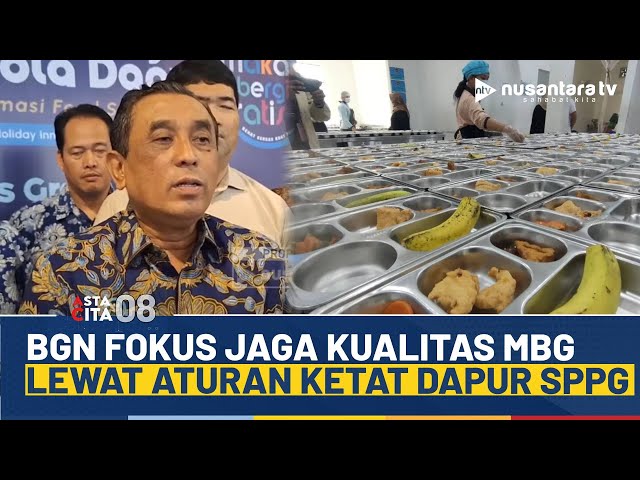 Youtube Thumnail image of : Peningkatan Kualitas Program MBG, BGN Bakal Terapkan Aturan Ketat untuk Dapur SPPG | ASTA CITA 08