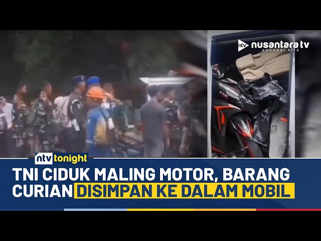 Youtube Thumnail image of : Heroik! Detik-detik Rombongan TNI di Lampung Tangkap Maling Motor, Motifnya di Luar Dugaan | NTV