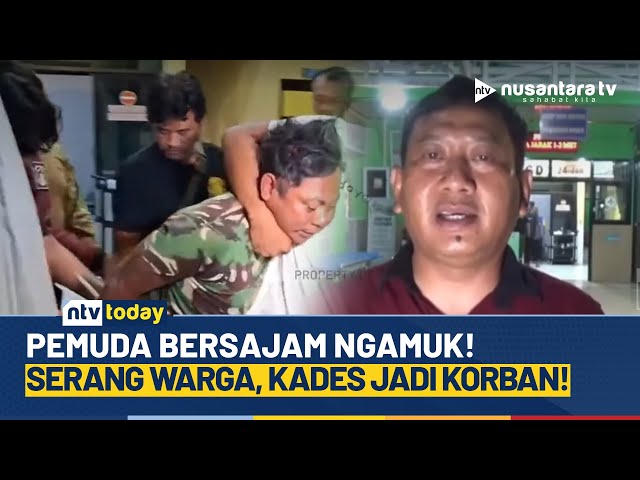 Youtube Thumnail image of : Pemuda di Ngawi Ditangkap Usai Menyerang dan Melukai 3 Warga, Termasuk Kepala Desa | NTV CRIME