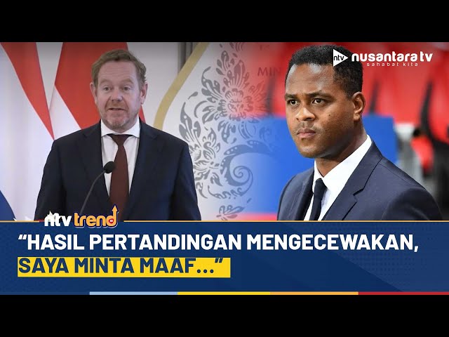 Youtube Thumnail image of : Menlu Belanda Minta Maaf, Usai Patrick Kluivert Gagal Menangkan Indonesia Vs Arab Saudi | NTV