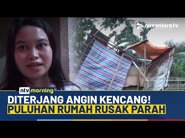 Youtube Thumnail image of : Angin Kencang Landa Bontoramba Gowa, Sejumlah Pohon Tumbang dan Rumah Rusak Berat | NTV MORNING