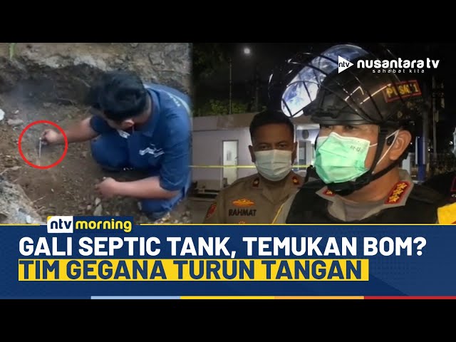 Youtube Thumnail image of : Geger! Seorang Pekerja Temukan Benda Diduga Bahan Peledak saat Gali Septic Tank | NTV MORNING