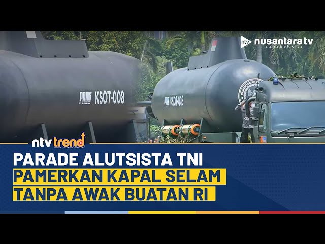Youtube Thumnail image of : TNI Pamerkan Kapal Selam Tanpa Awak Buatan Anak Bangsa di Monas | NTV