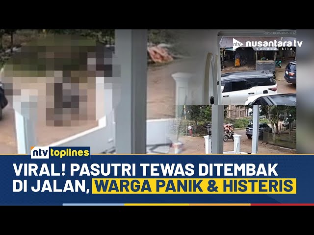 Youtube Thumnail image of : Viral Detik-detik Pasutri di Sumsel Tewas Ditembak, Motifnya di Luar Dugaan | NTV TOPLINES
