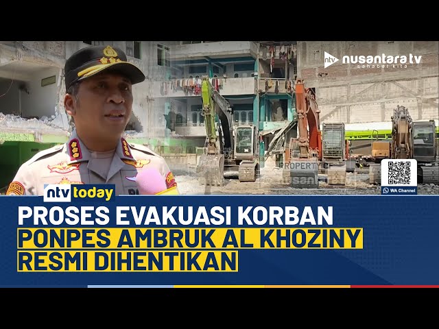 Youtube Thumnail image of : Proses Evakuasi Ponpes Al Khoziny Resmi Dihentikan, 67 Korban Dinyatakan Meninggal Dunia | NTV TODAY