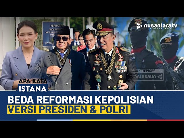 Youtube Thumnail image of : Beda Reformasi Kepolisian Versi Presiden & Polri, Yakin Bakal Terwujud Satu Arah? | APA KATA ISTANA