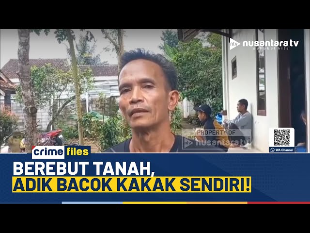 Youtube Thumnail image of : Pria di Garut Aniaya Kakak Sendiri Akibat Sengketa Lahan, Pelaku Ditangkap| CRIME FILES