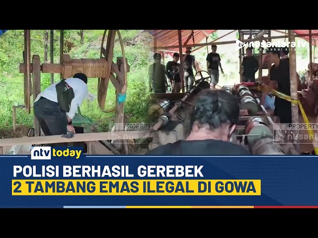 Youtube Thumnail image of : Polisi Gerebek Tambang Emas Ilegal di Gowa, Pelaku Kabur Sebelum Ditangkap! | NTV TODAY