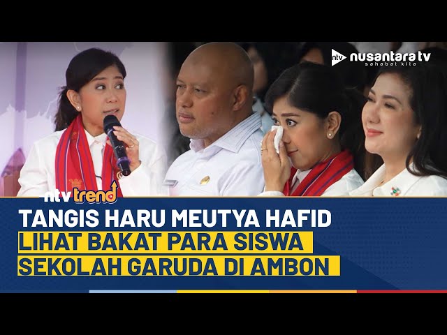 Youtube Thumnail image of : Meutya Hafid Tak Kuasa Menahan Tangis Lihat Bakat Siswa Sekolah Garuda di Ambon: Siap Go Global