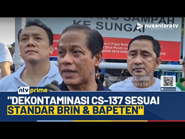 Youtube Thumnail image of : Menteri Hanif Tegaskan Penanganan Cemaran Cesium-137 di Serang Sesuai Standar BRIN & BAPETEN | NTV