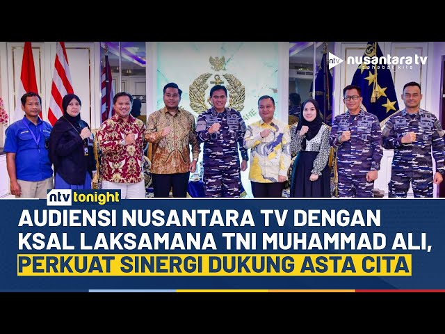 Youtube Thumnail image of : Sambangi Mabes TNI AL, Nusantara TV Audiensi dengan KSAL Perkuat Sinergi Pemberitaan | NTV