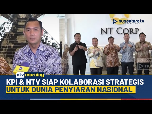 Youtube Thumnail image of : KPI Audiensi Nusantara TV, Bahas Kolaborasi Strategis & Persiapan Anugerah KPI 2025 | NTV MORNING
