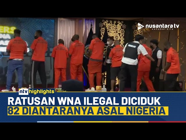 Youtube Thumnail image of : Gempar! Imigrasi Tangkap 196 WNA Ilegal di Jabodetabek, 82 Diantaranya Asal Nigeria | NTV HIGHLIGHTS