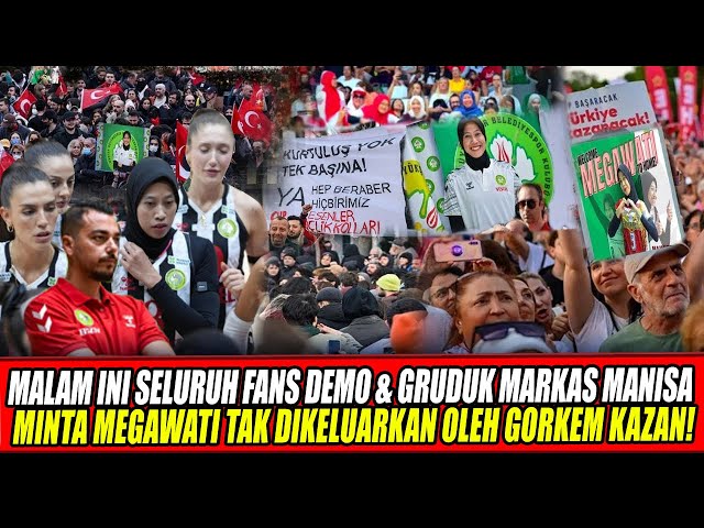 Youtube Thumnail image of : MALAM INI SELURUH FANS DEMO & GRUDUK MARKAS MANISA MINTA MEGAWATI TAK DIKELUARKAN OLEH GORKEM KAZAN🔥