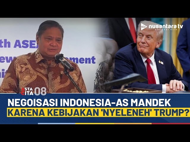 Youtube Thumnail image of : Menko Airlangga Sebut Negoisasi Indonesia-AS Mandek, Gegara Ulah Trump? | ASTA CITA 08