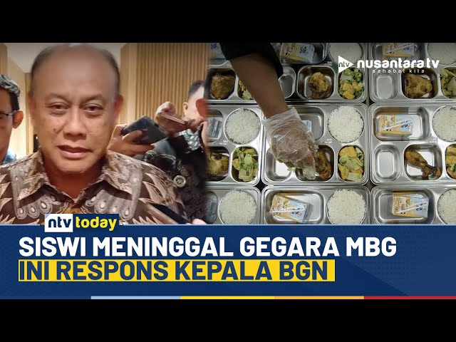 Youtube Thumnail image of : Heboh Siswi SMK di Bandung Meninggal Keracunan MBG? Kepala BGN: Tidak Ada Hubungannya | NTV TODAY