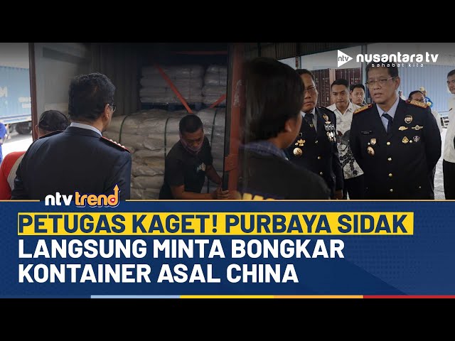Youtube Thumnail image of : Mendadak Sidak! Menkeu Purbaya Tinjau Proses Bongkar Kontainer China, Ada Temuan Mengejutkan | NTV
