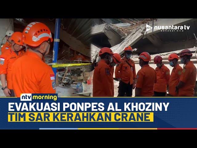 Youtube Thumnail image of : Tim SAR Kerahkan Alat Berat untuk Evakuasi Korban Reruntuhan Ponpes Al Khoziny | NTV MORNING
