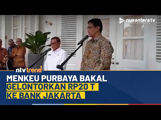 Youtube Thumnail image of : Terima Keluhan Pramono, Menkeu Purbaya Bakal Gelontorkan Dana Rp20 Triliun ke Bank Jakarta | NTV