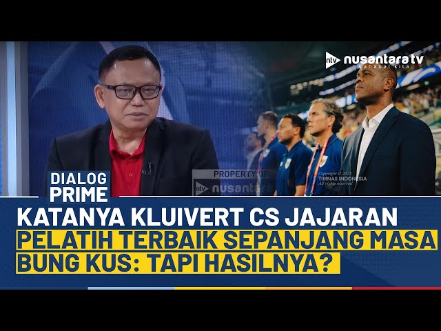 Youtube Thumnail image of : Patrick Kluivert Cs Disebut Jajaran Pelatih Terbaik yangPernah Ada, Bung Kus: Tapi Hasilnya? | NTV