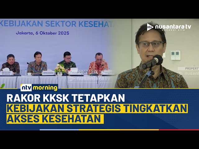 Youtube Thumnail image of : Rakor KKSK Triwulan ke-3 Sepakati Kebijakan Strategis Tingkatkan Akses Layanan Kesehatan Masyarakat