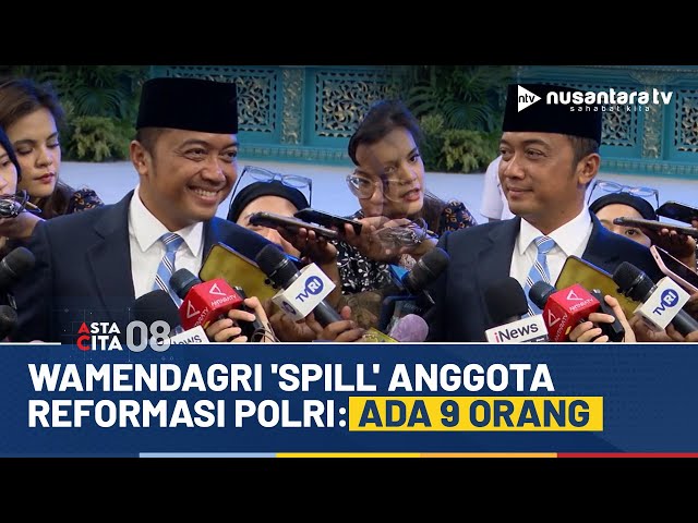 Youtube Thumnail image of : Senyum Lebar Wamendagri Akhmad Wiyagus Soal Reformasi Polri: Ada 9 Anggota Komite | NTV