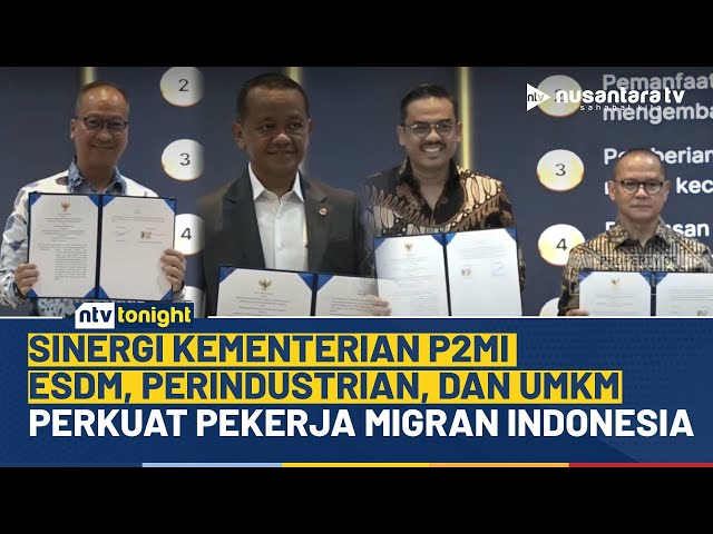 Youtube Thumnail image of : Sinergi Lintas Kementerian! Fokus Perkuat Kompetensi dan Daya Saing Pekerja Migran RI | NTV TONIGHT