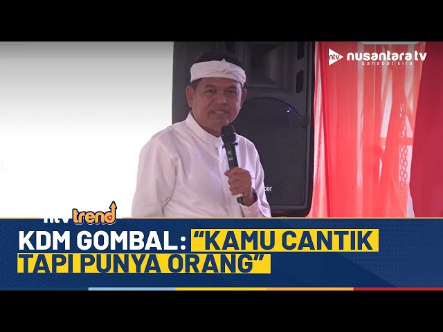 Youtube Thumnail image of : Dedi Mulyadi Genit ke Panitia Acara Peluncuran Aplikasi di Jabar: Kamu Cantik Tapi Punya Orang | NTV