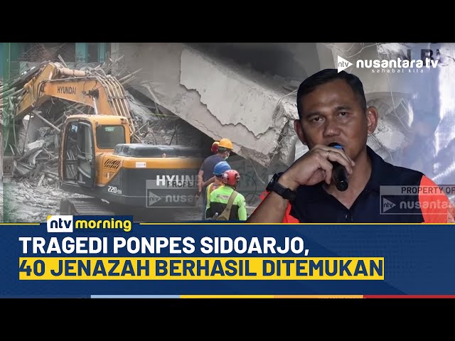 Youtube Thumnail image of : Mencekam! 40 Jenazah Ditemukan di Reruntuhan Ponpes Al Khoziny, 20 Masih Tertimbun | NTV MORNING