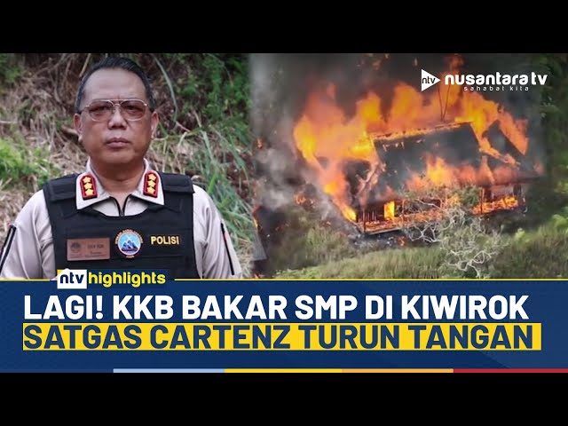 Youtube Thumnail image of : Mencekam! KKB Bakar SMP di Kiwirok, Satgas Damai Cartenz Masih Memburu Pelaku | NTV HIGHLIGHTS