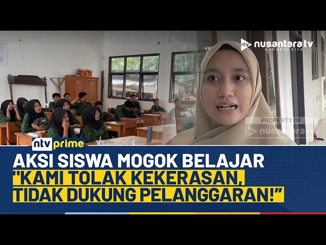 Youtube Thumnail image of : Siswa SMA 1 Cimarga Tegaskan Sikap Mogok Belajar Bukan Mendukung Soal Merokok | NTV PRIME