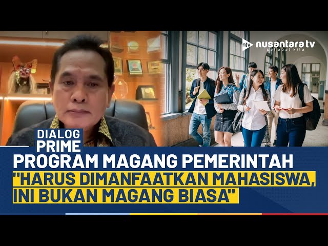 Youtube Thumnail image of : Program Magang Pemerintah, Waketum Kadin: Harus Dimanfaatkan Mahasiswa, Ini Bukan Magang Biasa | NTV