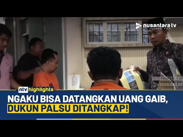 Youtube Thumnail image of : Pria Lampung Pengaku Kiai Pengganda Uang Ditangkap di Jember | NTV HIGHLIGHTS
