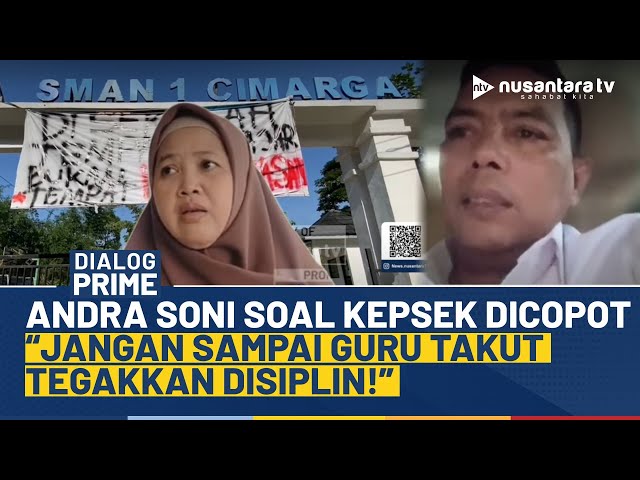 Youtube Thumnail image of : Tampar Murid Merokok, Kepsek Dicopot! Andra Soni: Jangan Sampai Guru Takut Tegakkan Disiplin | NTV