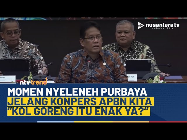 Youtube Thumnail image of : Kumpulan Momen Nyeleneh Purbaya Jelang APBN KiTa: Cerita Makan Ayam Cabe Ijo, Tak Tahu Kol Goreng