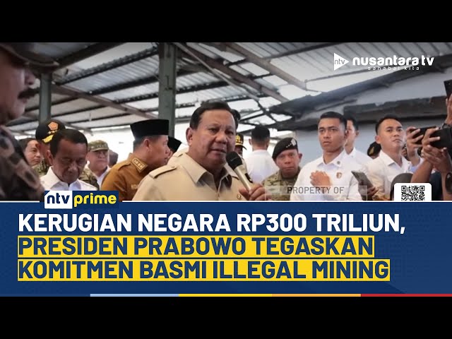 Youtube Thumnail image of : Presiden Prabowo Tegaskan Komitmen Berantas Tambang Ilegal di Bangka Belitung | NTV PRIME