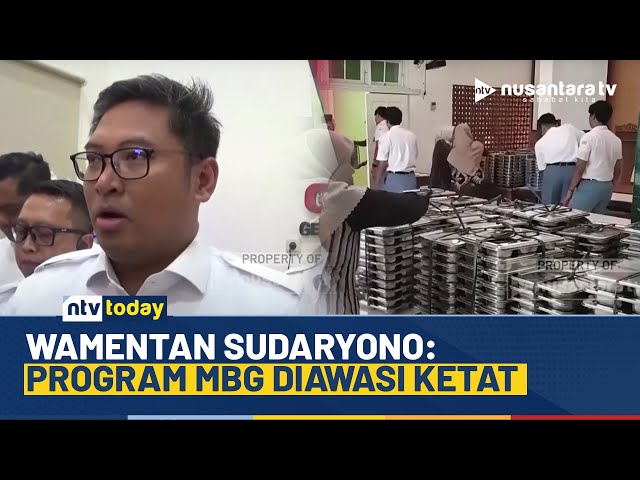 Youtube Thumnail image of : Wamentan Sudaryono Pastikan Program MBG Diawasi Ketat di Wilayah Jawa Tengah | NTV TODAY