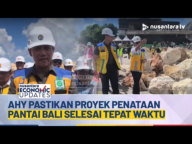 Youtube Thumnail image of : Menko Infrastruktur Agus Harimurti Yudhoyono Tinjau Proyek Bali Beach Conservation Phase 2 | NEU