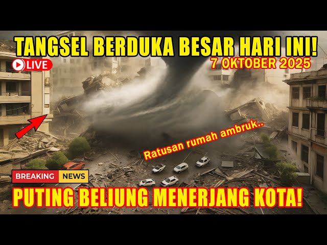 Youtube Thumnail image of : TANGERANG SELATAN PORAKPORANDA HARI INI | PUTING BELIUNG TERJANG KOTA