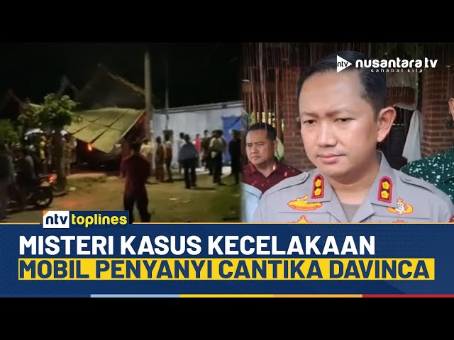 Youtube Thumnail image of : Heboh! Mobil Cantika Davinca Kecelakaan di Magetan, Polisi Ungkap Fakta Mengejutkan | NTV TOPLINES
