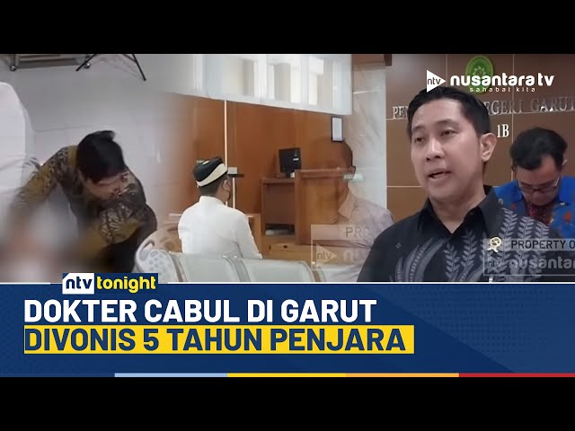 Youtube Thumnail image of : Tindak Pidana Kasus Dokter Cabul di Garut Dihukum 5 Tahun & Denda 50 Juta | NTV TONIGHT