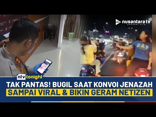 Youtube Thumnail image of : Viral Rombongan Konvoi Jenazah Nyaris Bugil di Jalan, Polisi Langsung Usut Pelaku | NTV TONIGHT