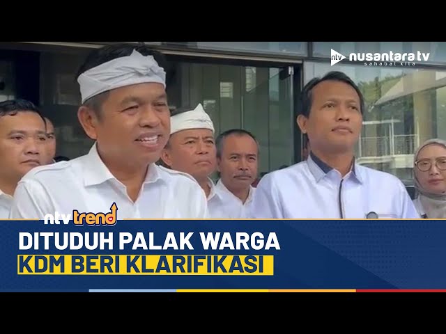 Youtube Thumnail image of : Dituduh Palak Warga Seribu Sehari, Dedi Mulyadi Beri Klarifikasi | NTV