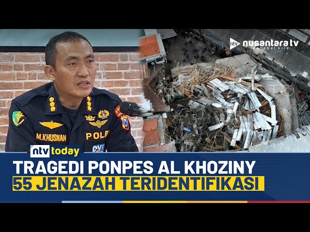 Youtube Thumnail image of : Update! Pasca Tragedi Ambruknya Ponpes Al Khoziny, 55 Jenazah Korban Teridentifikasi | NTV TODAY