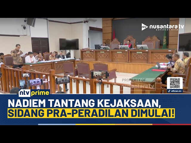 Youtube Thumnail image of : Sidang Perdana Pra Peradilan Nadiem Makarim Digelar di PN Jakarta Selatan | NTV PRIME