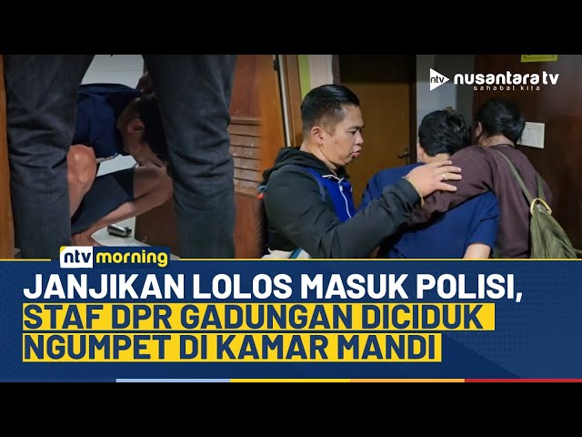 Youtube Thumnail image of : Viral! DPR Gadungan Tipu Korban Rp750 Juta Modus Lolos Polisi, Pelaku Ngumpet di Kamar Mandi | NTV