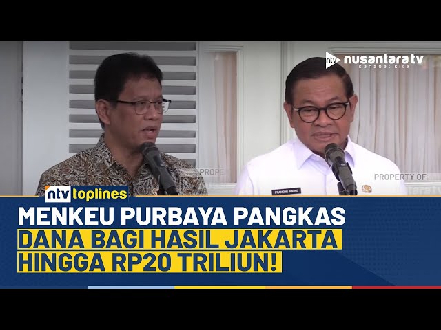 Youtube Thumnail image of : Bertemu Pramono Anung, Menkeu Purbaya Pangkas Dana Jakarta Hingga Rp20 Triliun | NTV