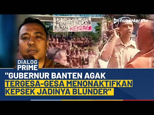Youtube Thumnail image of : [FULL] Kepsek Tampar Murid Merokok, Pengamat: Blunder Gubernur Nonaktifkan Kepsek | DIALOG PRIME