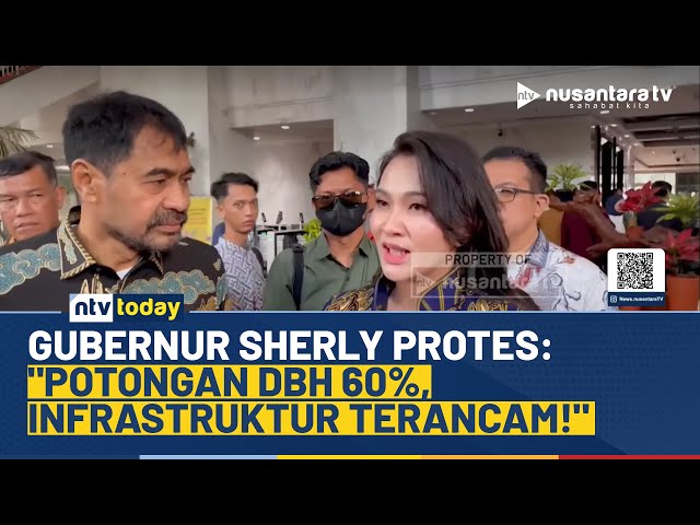 Youtube Thumnail image of : Gubernur Sherly Tjoanda Protes Kebijakan Menkeu Purbaya: Infrastruktur Bisa Terancam! | NTV TODAY